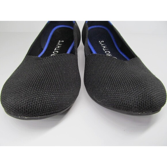 Rothy's Womens Black Flat Round Toe Knit Ballet Slip On Loafers Size US 10 - Picture 7 of 16